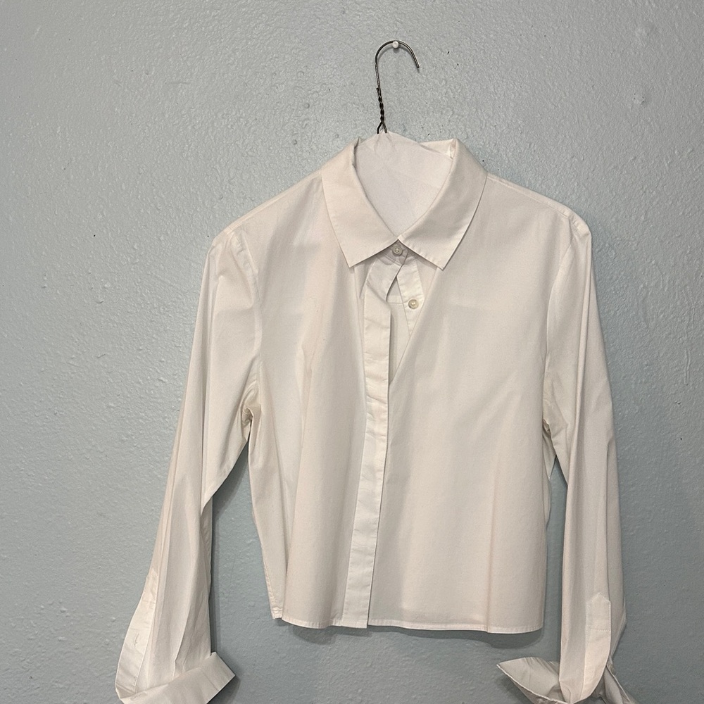 Elegant White Women's Blouse